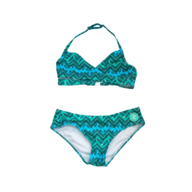 01 ZEE & ZO Tulip Feather Blue bikini