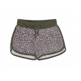 01  Vinrose korte broek Gs21SH050 Leopard