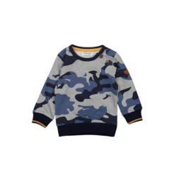 0 Dirkje sweater blue-grey melee 35z-29740