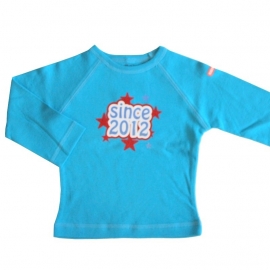 00 Shirtje shirt  blauw maat 74