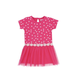 0  LoFff jurk dotty roze B8306-01