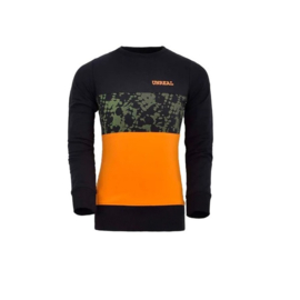 0  UNREAL sweater  Green Black 020 maat 152