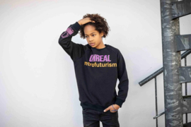 0   UNREAL sweater  Amsterdam Black 803 maat 158-164
