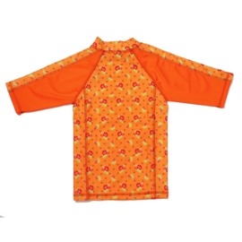 1 Zee & Zo Aina flower orange UV-werend shirt maat 122-128