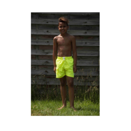 02  Just Beach Coconut Neon Yellow board short