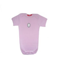 Hanssop roze romper maat 74-80