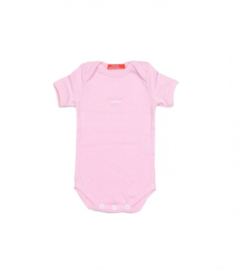 001 Hanssop roze romper kroontje maat 62/68