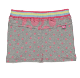 09 Bomba rok grijs-roze k16-004 maat 92-98