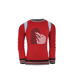 000  Nais kidswear sweater Helga chilli  21w-118 (M44)