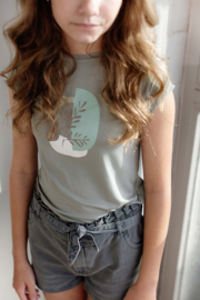 0   LeVV  T-shirt green Terra  maat 122-128