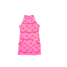 9 LoFff  Block jurk bright Peach -Z8161-01