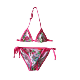 02 Far out bikini Jaylana Triangel romantic pink flowers