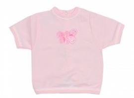 001 Hanssop baby shirt roze  maat 50/56