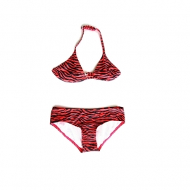 6 Just Beach Argentinië Zebra Coral Grey bikini zebra