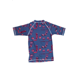 001 ZEE & ZO Sunflower Blue Boys Stripe UV shirt