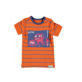 001 Little Feet shirt Orange T06B4 maat 80