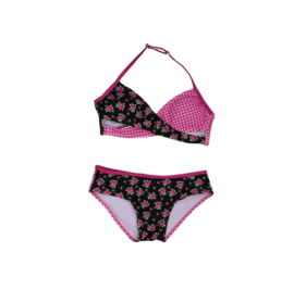 001 ZEE&ZO Bikini Paraiso Milles Fleurs Black