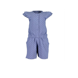 01 Blue Seven jumpsuit blauw dots 915036