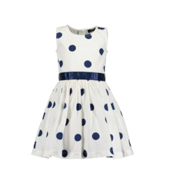 0  Blue Seven jurk  734137 blue dots  maat 98