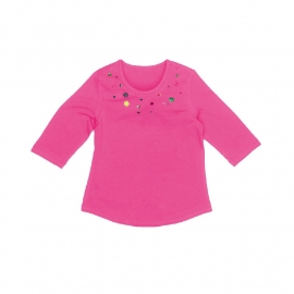 0  Mim Pi 1634 shirt roze maat 74