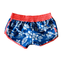 3 Far Out short 900051  blauw-oranje