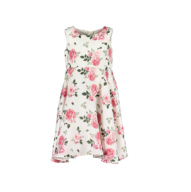 02 BlueSeven jurk roze flowers 734104