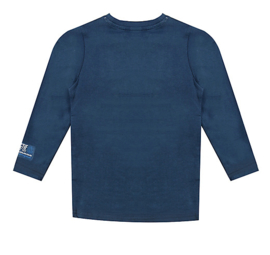 08 Distinctif  blauw  longsleeve maat 128