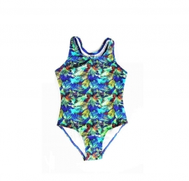 001 Just Beach badpak Peru feather print