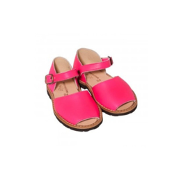 Minorquines sandalen fluo fushia maat 22