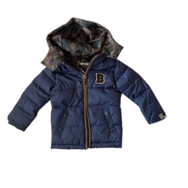 0 Ikids jongens winterjas N11255468 blauw maat 104-110