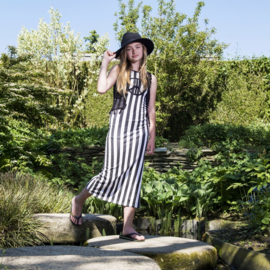 00 LavaLava jurk catwalk zwart en wit 19-150