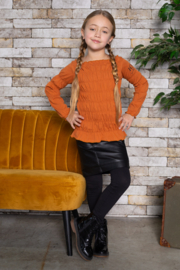 00  Nais kidswear longsleeve Heidy rust  21w-111