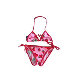 5 Far Out pink aardbeien bikini maat 140