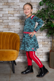 000  Nais kidswear jurk Halina Allover2 21W-106 (M47)