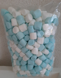 200 GRAM BLAUW/WITTE MINI SPEKJES