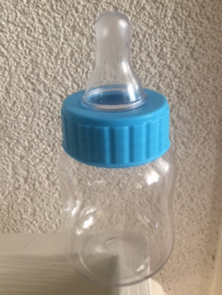 LEEG BLAUW PAPFLESJE MET ECHTE SPEEN