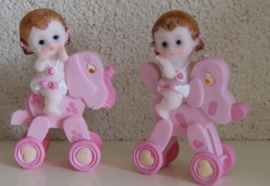 BABY OP DIER ROZE