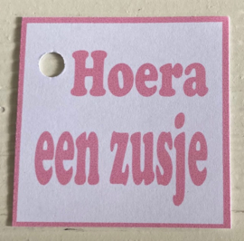 KAARTJES  HOERA EEN ZUSJE