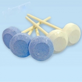 10 BLAUW DEXTROSE LOLLY,S GLUTEN EN GELATINE VRIJ