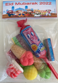 EID MUBARAK  ZAKJE MET GELATINE VRIJ SNOEP