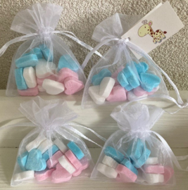 WIT ORGANZA ZAKJE COMPLEET