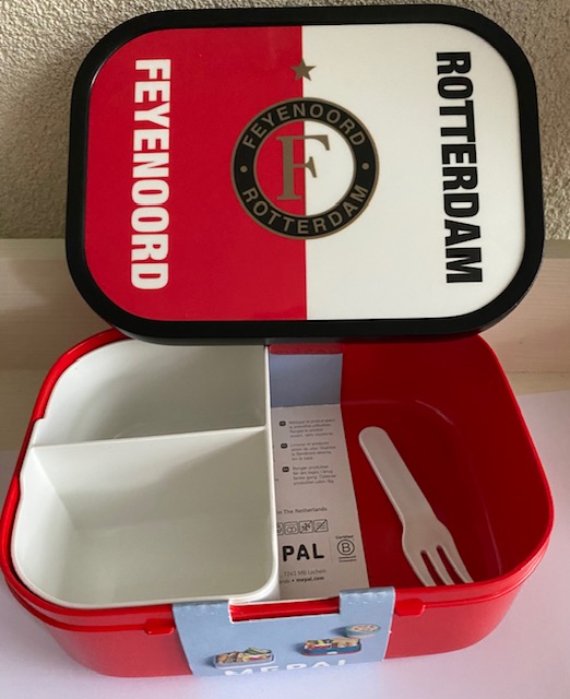 Feyenoord broodtrommel incl GRATIS naam