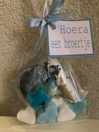 ZAKJE  SNOEP INCL KAARTJE EEN BROERTJE