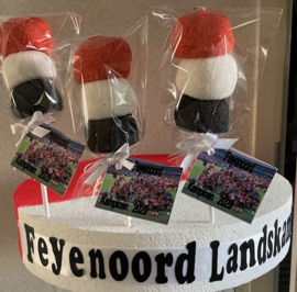 FEYENOORD TRAKTATIE 3 SPEKBOLLEN INCL KAMPIOENS KAARTJE