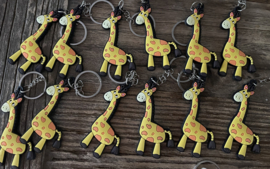 LAATSTE 93 DIEREN SLEUTELHANGERS 5 VERSCHILLENDE