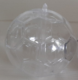 PLASTIC VOETBAL ONGEVEER 6 CM DOORSNEDE