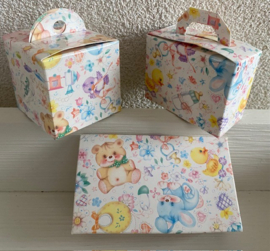 3 verschillende baby doosjes