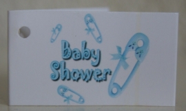 BABYSHOWER KAARTJES BLAUW