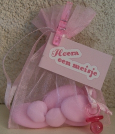 ROZE ORGANZA ZAKJE COMPLEET