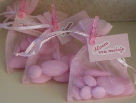 ROZE ORGANZA ZAKJE COMPLEET